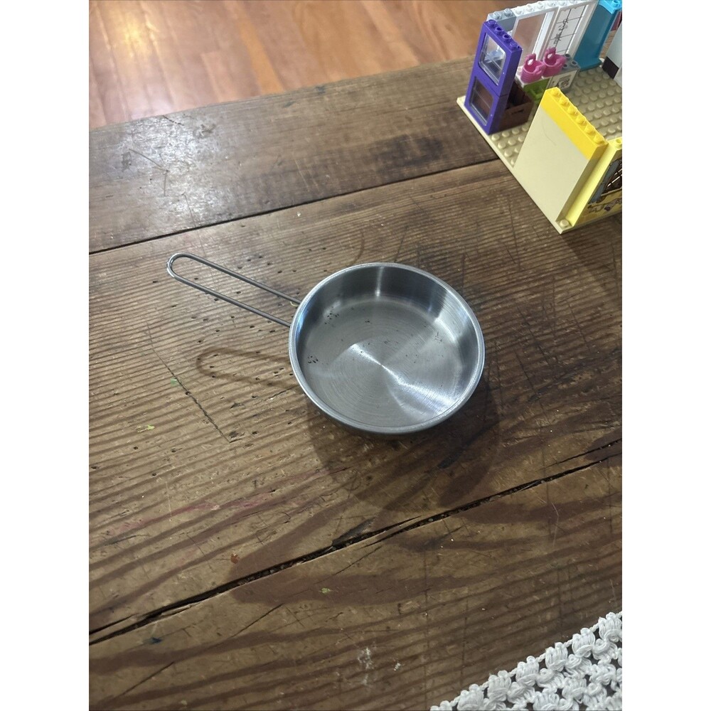 Melissa & Doug Stainless Steel Pots & Pans Let's Play House Replacement Pan Only